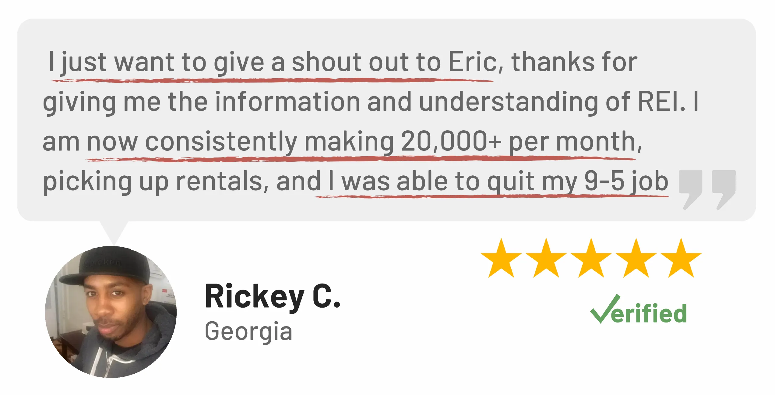 Deal Makers Academy Testimonial